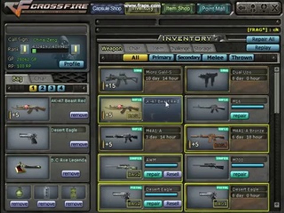 Crossfire Europe account for sale 2013_2014