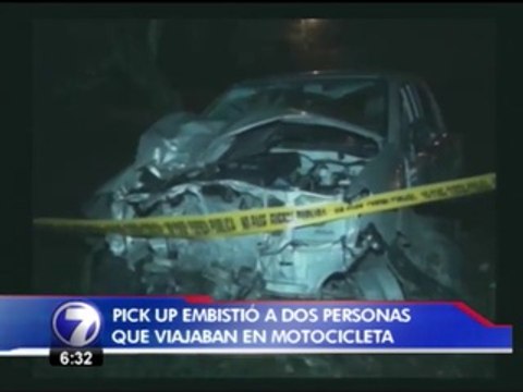Accidente de tránsito cobra la vida de dos personas en Paso Canoas