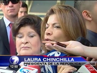 Laura Chinchilla estudia posibilidad de acompañar manifestación de nicoyanos