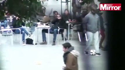 The full video of "homeless" Cristiano Ronaldo playing with a kid before finally revealing himself.