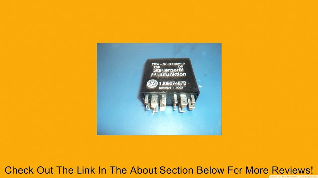 1999-2005 VW JETTA GOLF PASSAT RELAY 452 MULTIFUNKTION 1J0 907 487 B Review