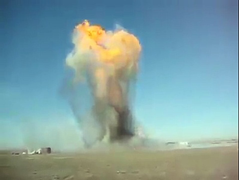 oil fire in the earth