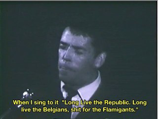 Jacques Brel La La La  english subtitles