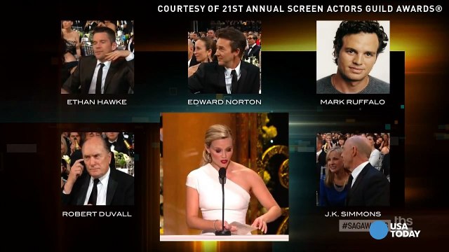 Gros FAIL pendant la remise des SAG Awards : faux applaudissements!