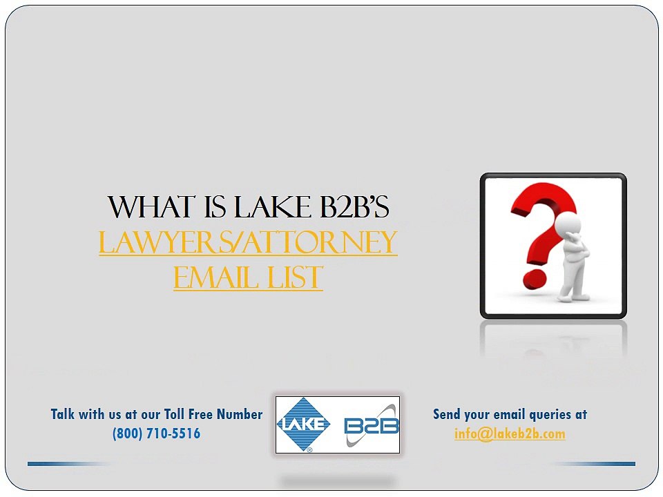 Lawyers Database from Lake B2B