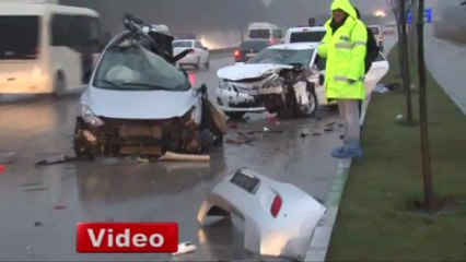 Bursa'da Trafik Kazası: 1 Ölü, 3 Yaralı