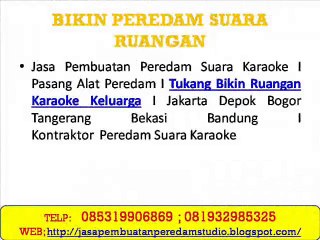 BIKIN PEREDAM SUARA RUANGAN