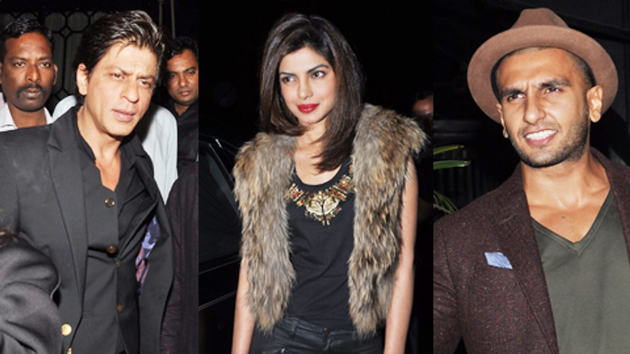 Shahrukh Khan, Priyanka Chopra Ranveer At Sanjay Leela Bhansali Padma Shri Party