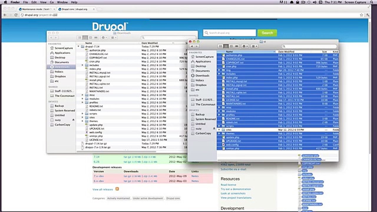 SynapseIndia Php Development Tutorials 32 Drupal  - Updating Drupal Core