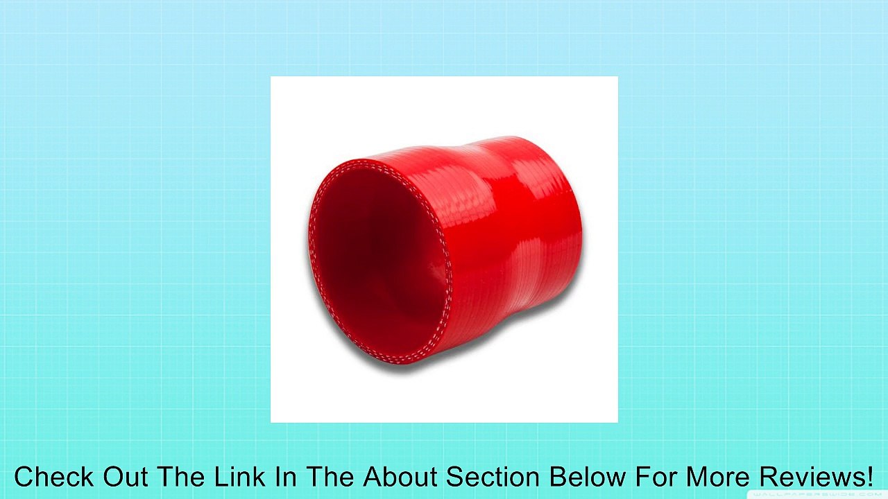 3" To 4" 3-Ply Turbo/Intake Piping Red Silicone Reducer Hose Review
