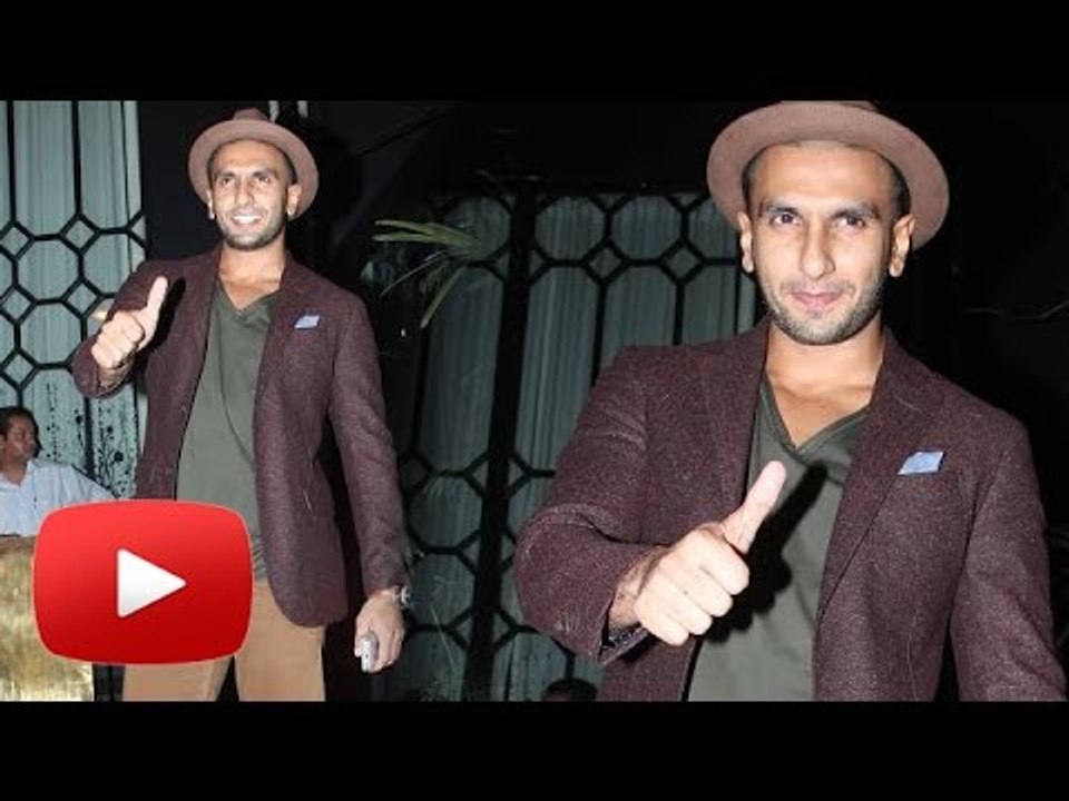 Ranveer Singh @ Sanjay Leela Bhansali's Padma Shri Party