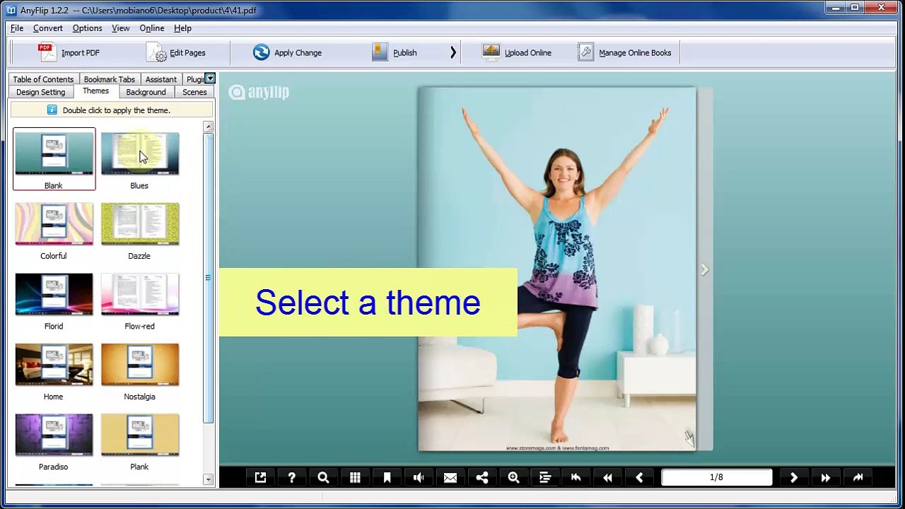 What can you do to create web digital publication?