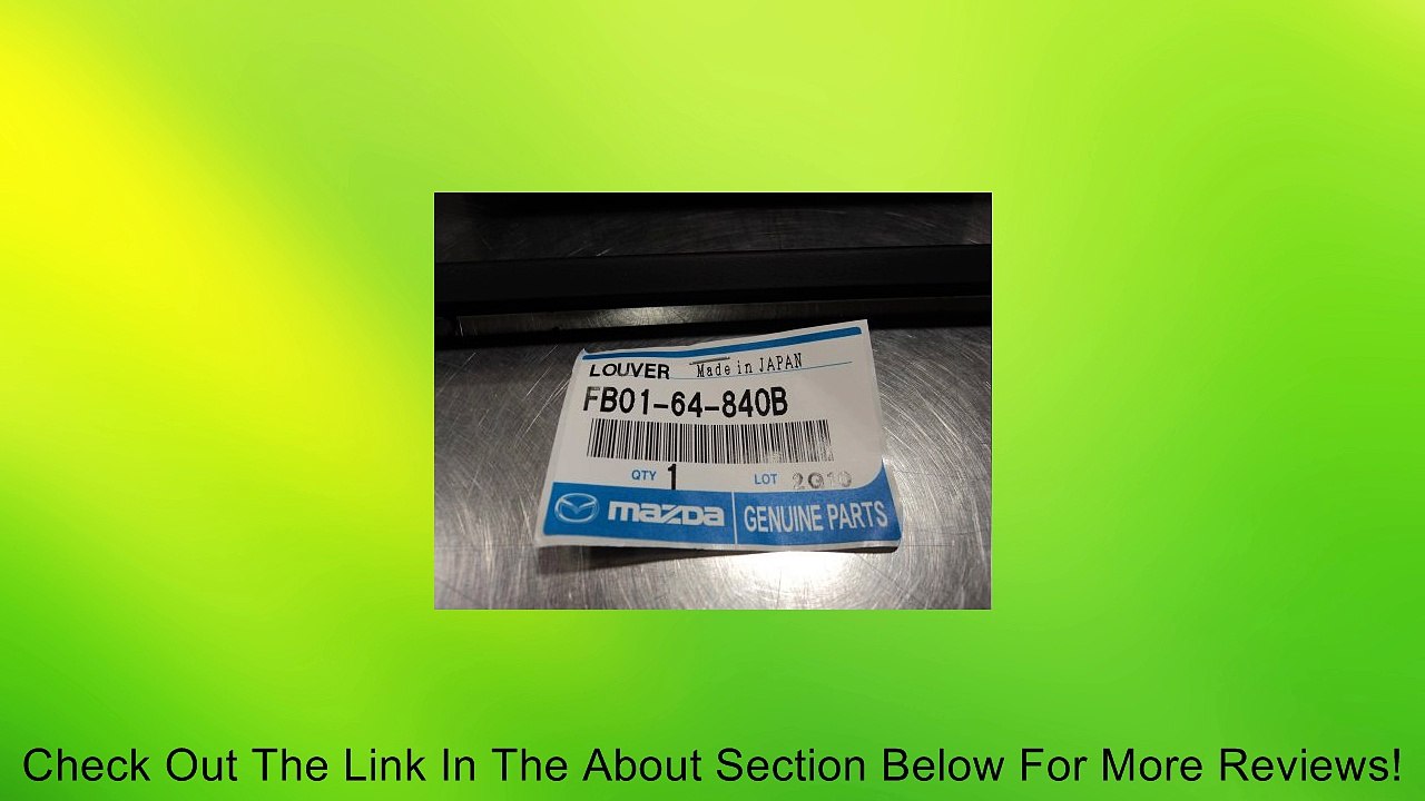 Mazda RX-7 1986-1988 New OEM center front AC louver vents FB01-64-840B Review