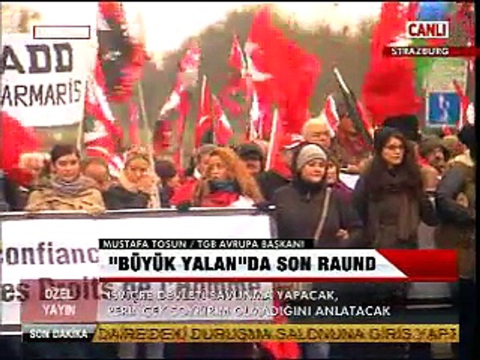 Strazburg'dan canlı yayın 1