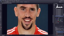 La minute BG : Franck Ribéry retouché sur Photoshop