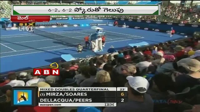 Sania Mirza breezes into Australian Open mixed doubles semis