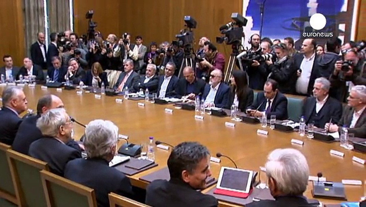 Erstes Treffen der neuen griechischen Regierung