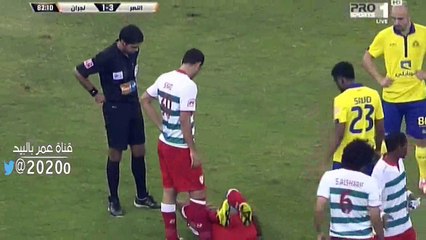 عتب عامرعبدالله ( لجمهور العالمي ) في الجوله الاولى امام نجران