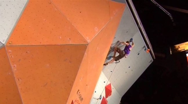 Les finales des mondiaux d'escalade de Bercy