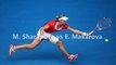 live tennis Makarova vs Sharapova