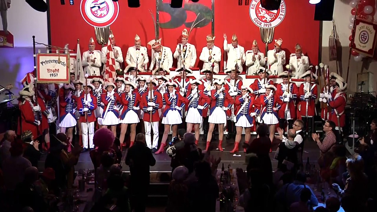 Die Prinzengarde Brohl in Adenau 2015