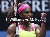watch S. Williams vs M. Keys 29 jan 2015 online on mac