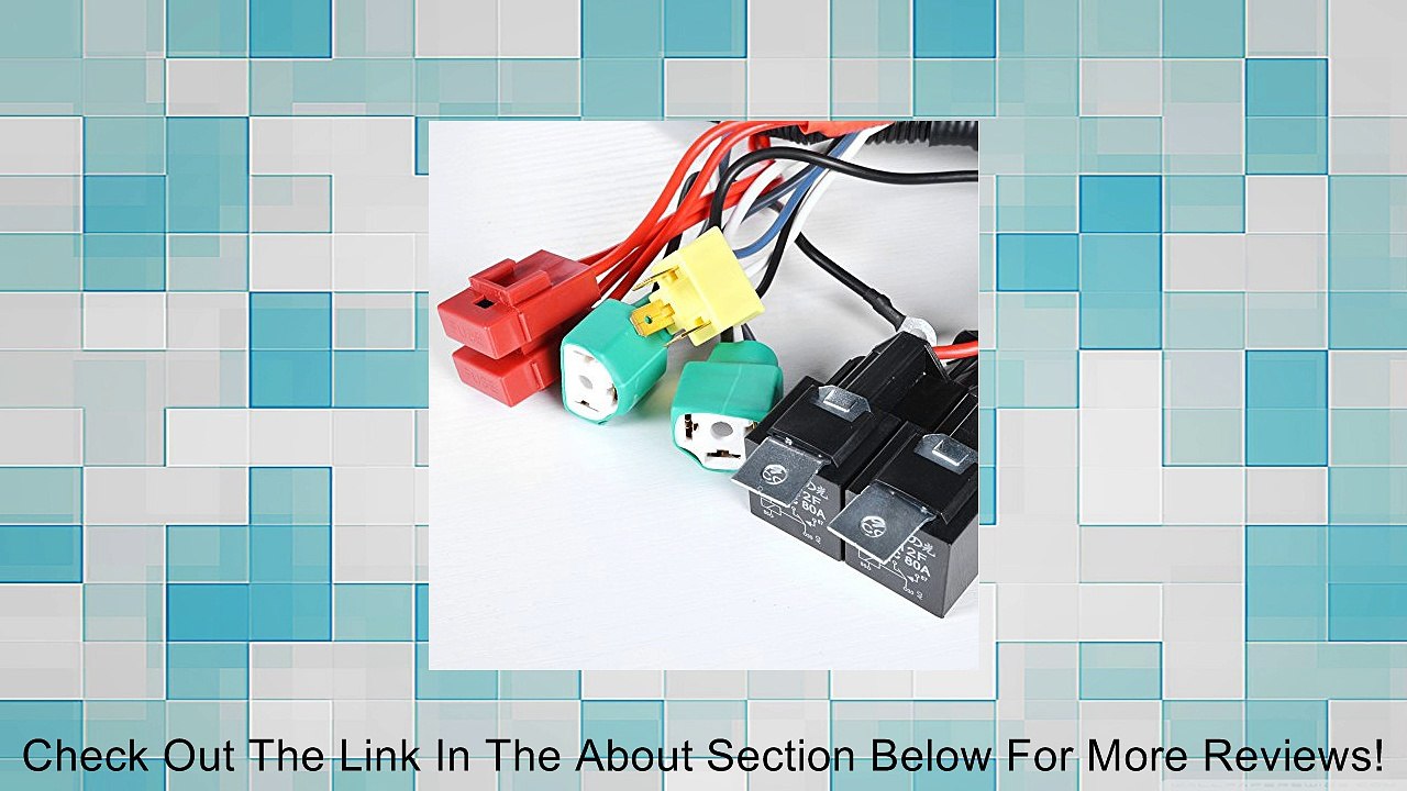 Headlight Relay Wiring Harness H4/9003 With High Heat Ceramic Plugs Dual High Low Beam Review