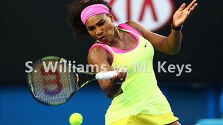 live coverage Serena vs M. Keys