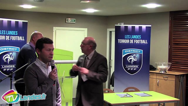 Voeux de Claude Augey Président du District du Football Landais