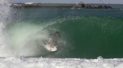 Pendant l'ouragan Sandy, les surfeurs pros se sont régalés