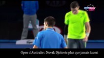 Novak Djokovic grand favori de l'Open d'Australie