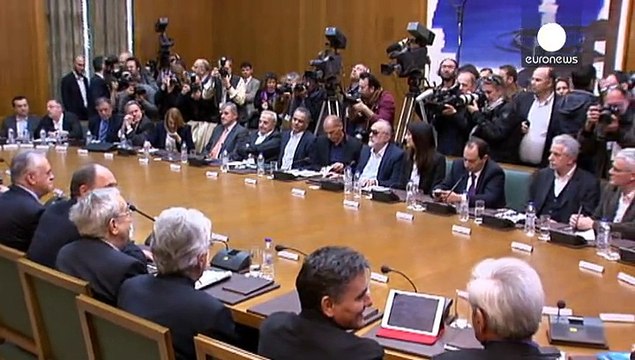 PM Alexis Tsipras tells first cabinet meeting: 'Greece will not default'