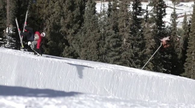 Ben Valentin s'entraîne actuellement à Copper Mountain