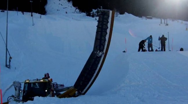 La préparation du O'Neill Evolution 2013 à Davos