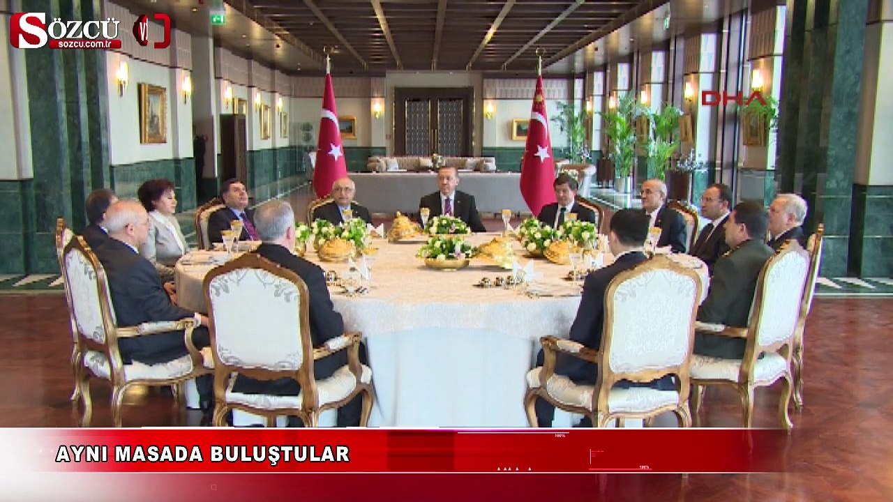 Aynı masada buluştular