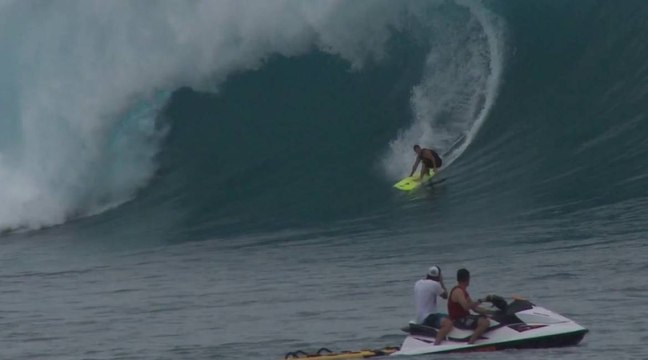 Billabong XXL Big Wave Awards 2013 : Dave Wassel à Cloudbreak