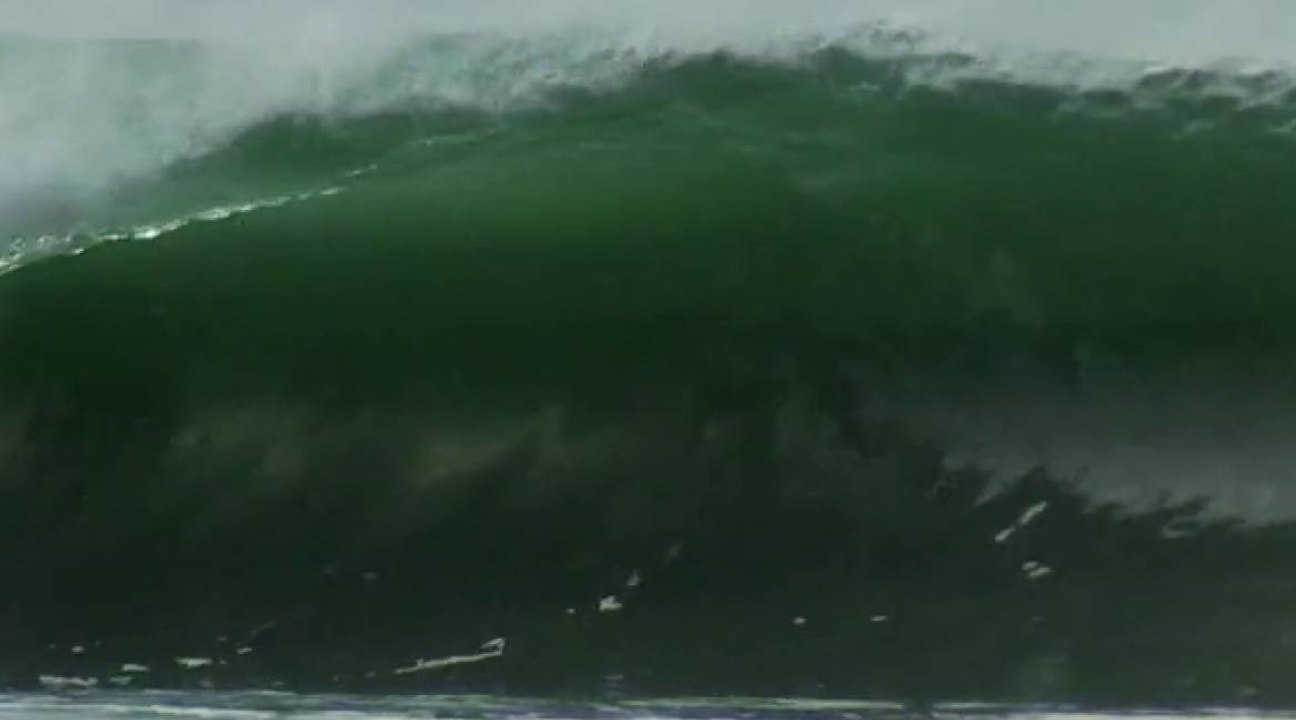 Artiz Aranburu dans les barrels landais