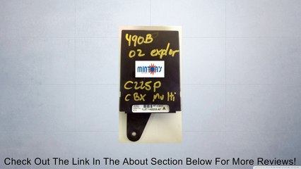 OE 01 02 03 Ford Ranger Explorer B3000 B4000 Multifunction Module 1L5T-14B205-AF Review