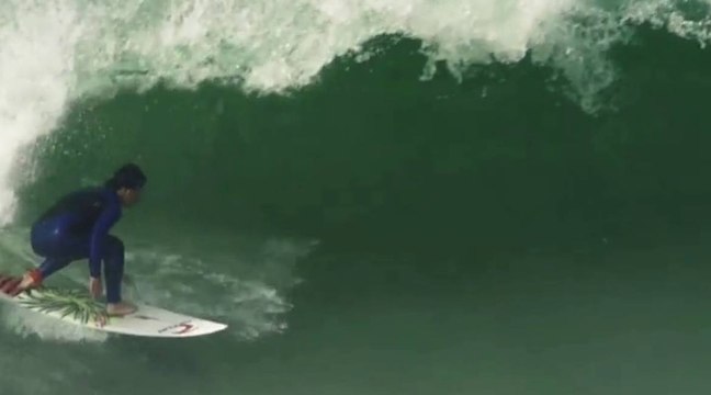 Le barrel fou de PV Laborde à Hossegor