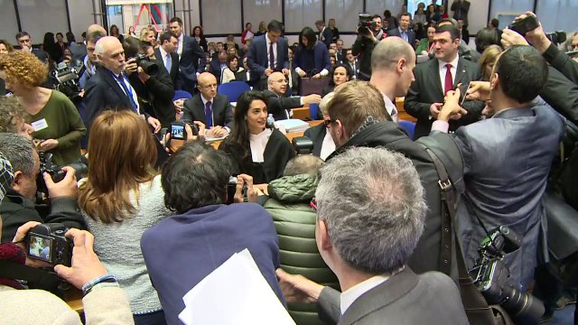 Amal Clooney represents Swiss govt in human rights case