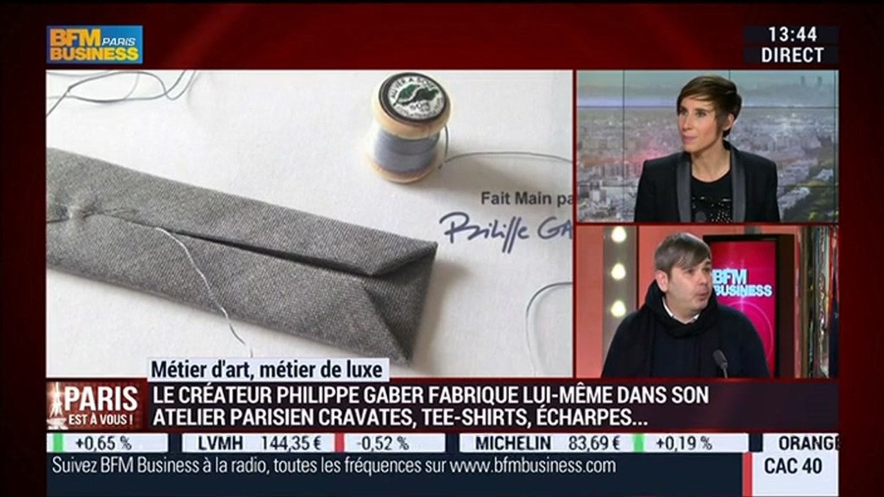 Métiers d'art, Métiers de luxe: Artiste couturier, Philippe Gaber - 28/01