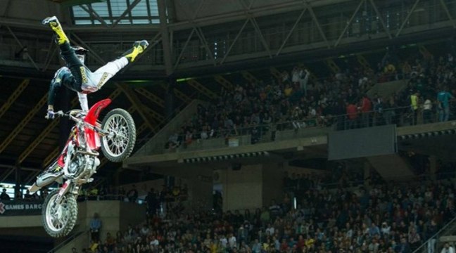 X Games Barcelone : Mike Mason décroche l'or du moto speed & style