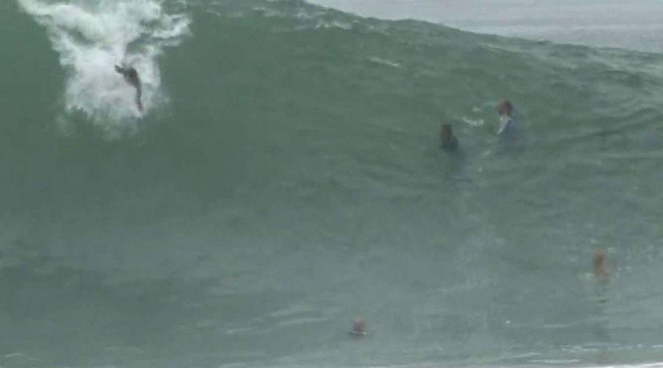 Grosse session bodysurf sur The Wedge