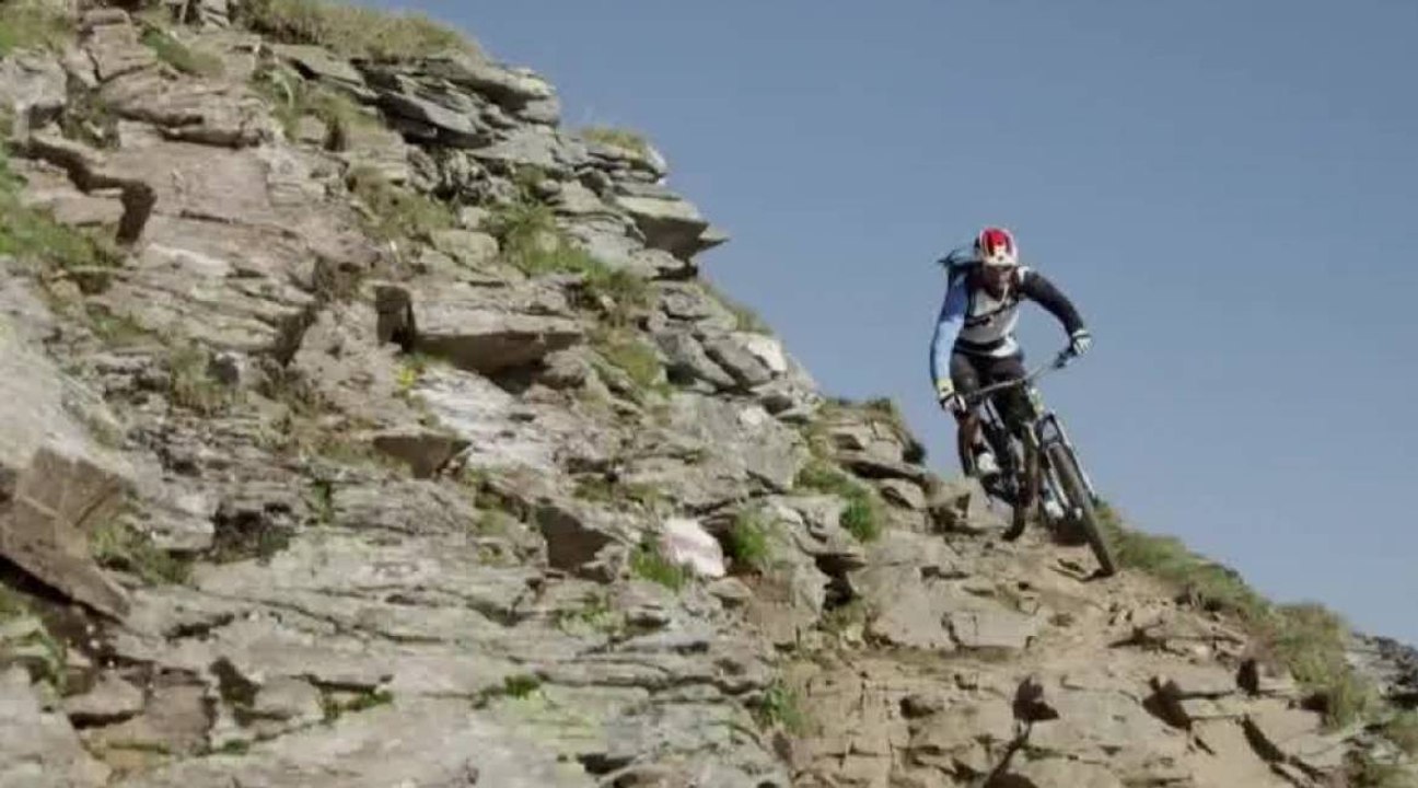 Fabien Barel et Tobias Woggon au coeur des Alpes