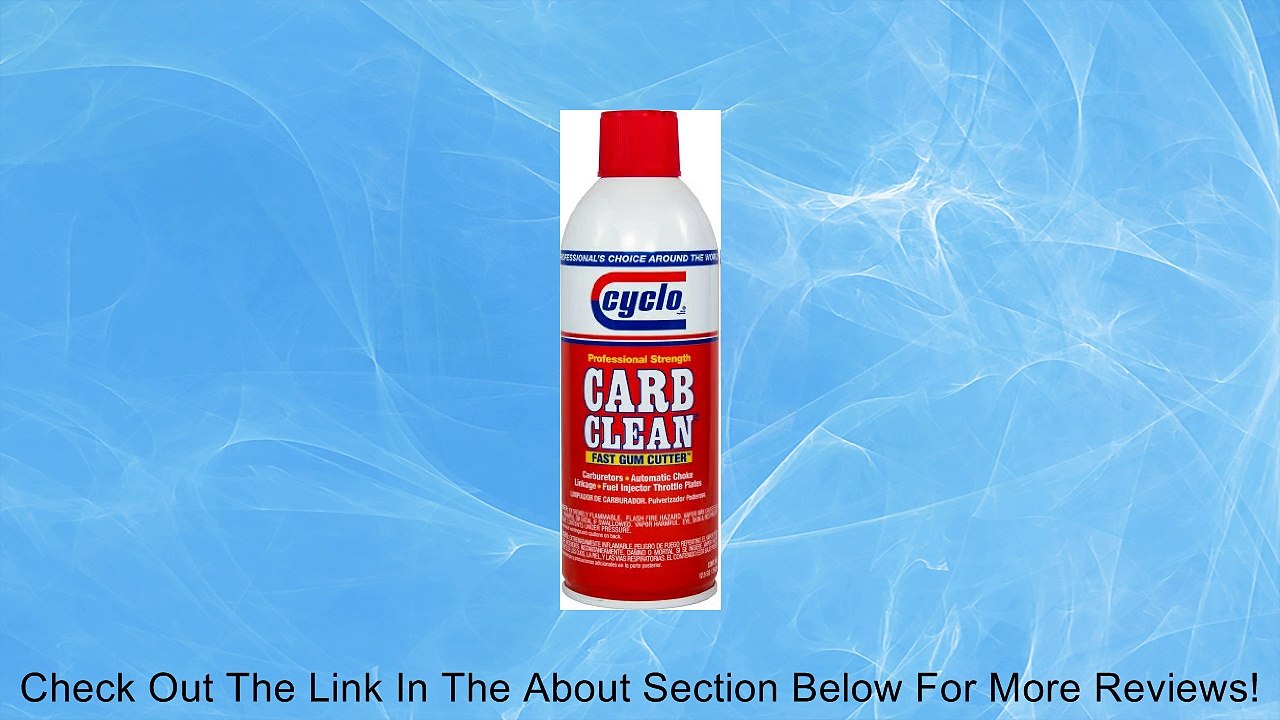 Cyclo C1 Carb Clean 12.5 oz. Review Vídeo Dailymotion