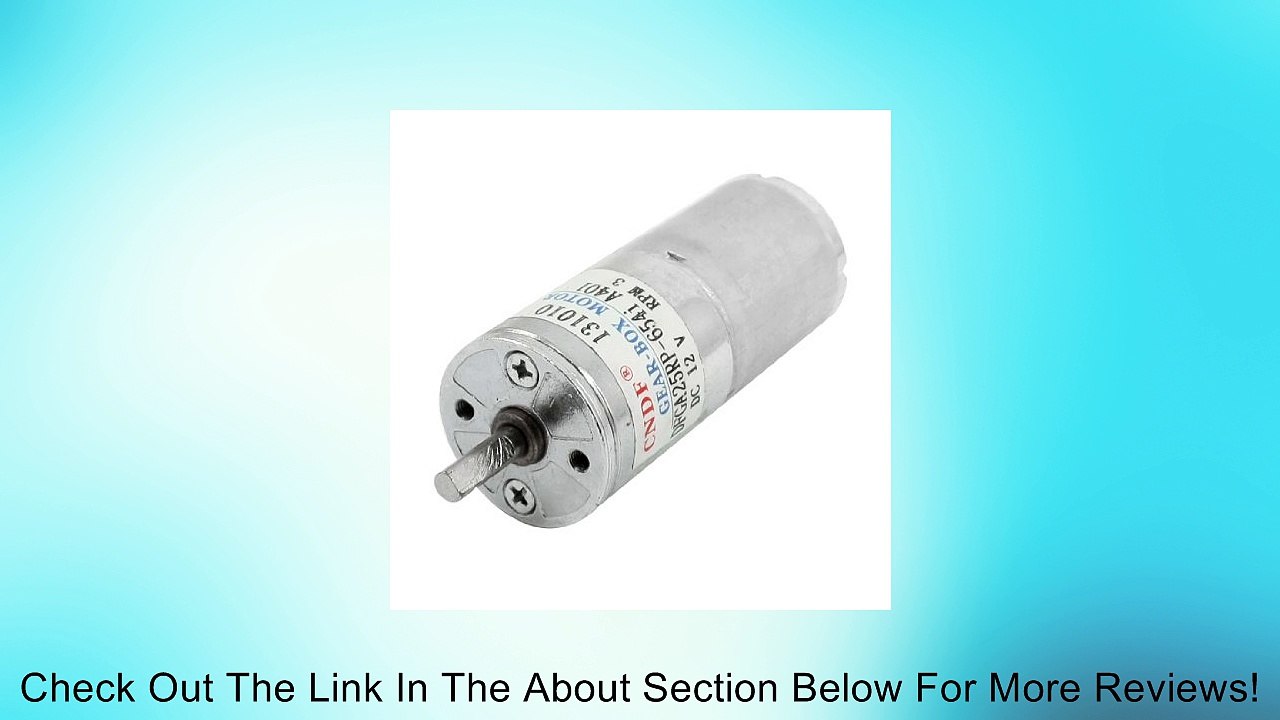 DFGA25RP-654i Electric Cylinder 4mm Dia Shaft DC12V 3RPM Gear Motor Review