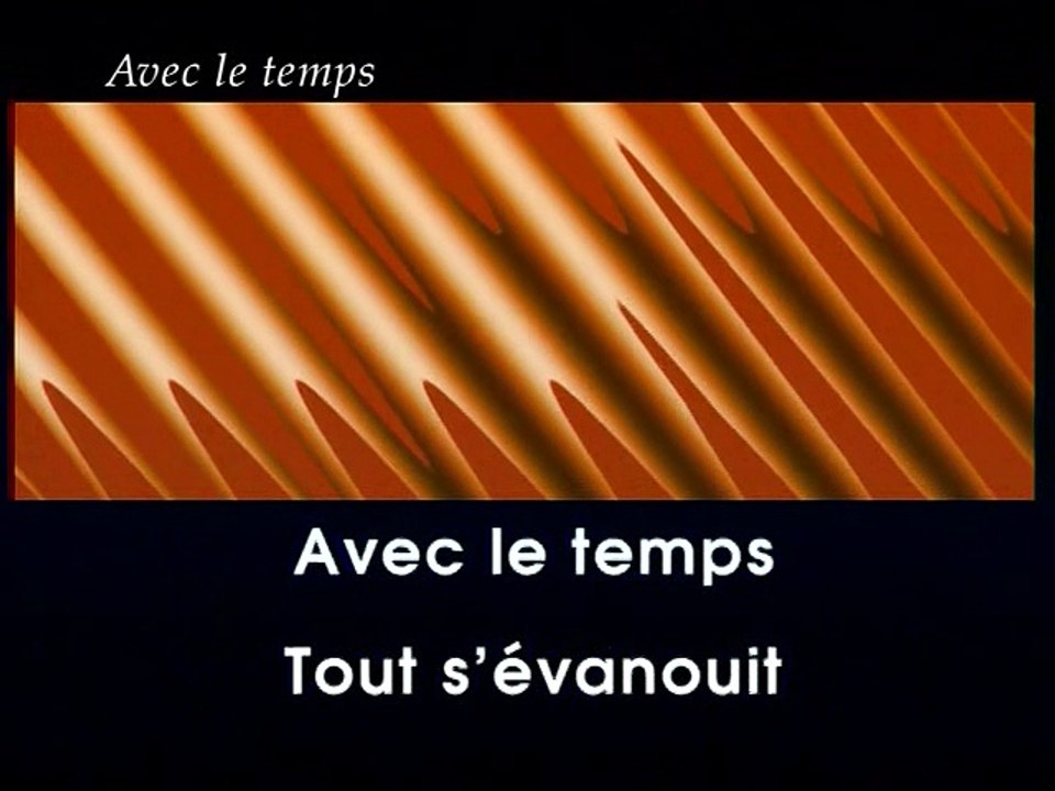 KARAOKE LEO FERRE - Avec le temps