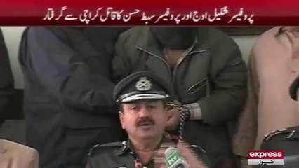 Target killer of University professo arrested