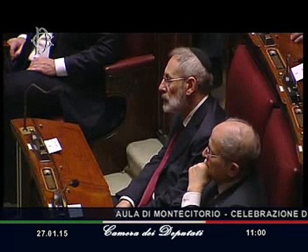 Roma - Celebrazione Giorno della Memoria con Grasso e Boldrini (27.01.15)
