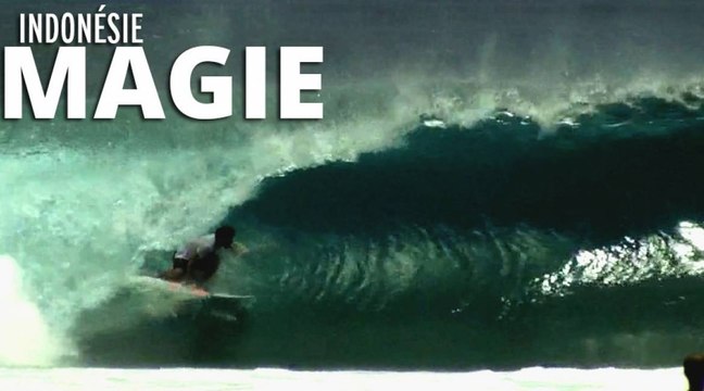 Aritz Aranburu dans les tubes indonésiens